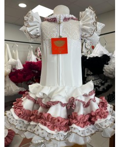 Mod. blanco y rosa maquillaje